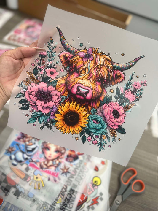 HIGHLAND COW SUNFLOWER