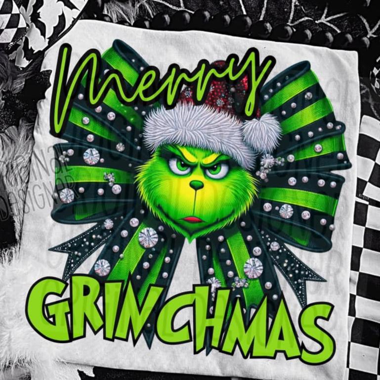 MERRY GRINCH BOW