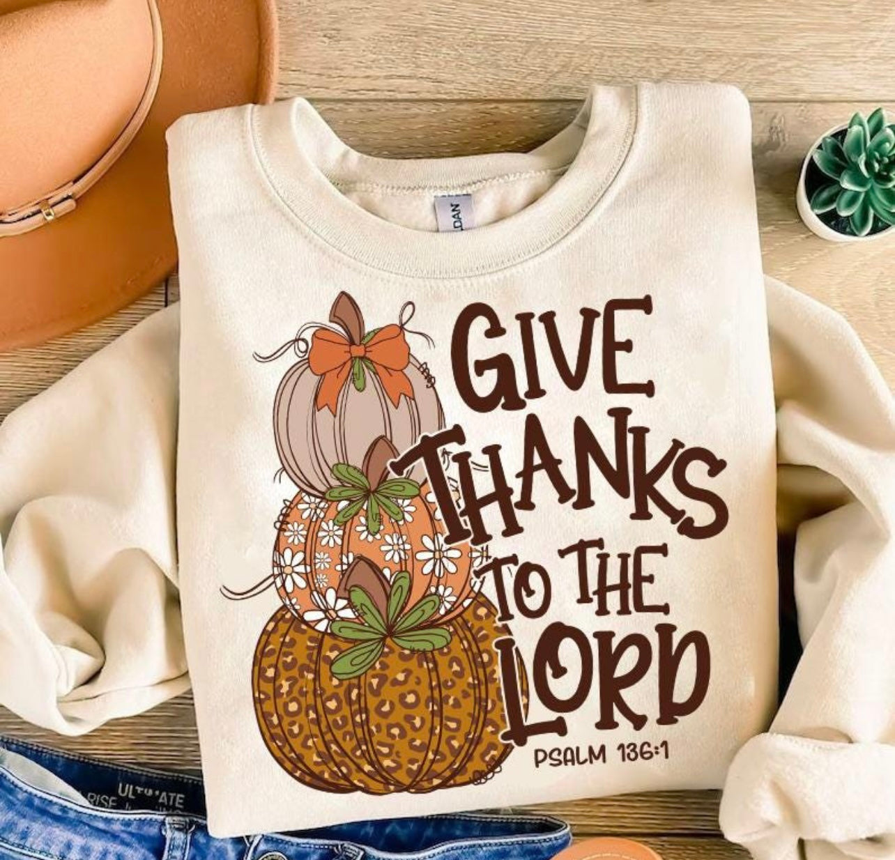 Give Thanks Pumpkin
