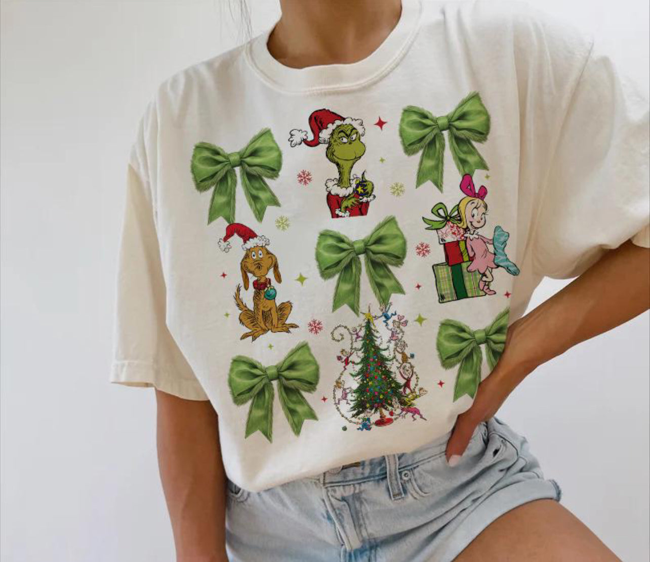 Grinch Bows