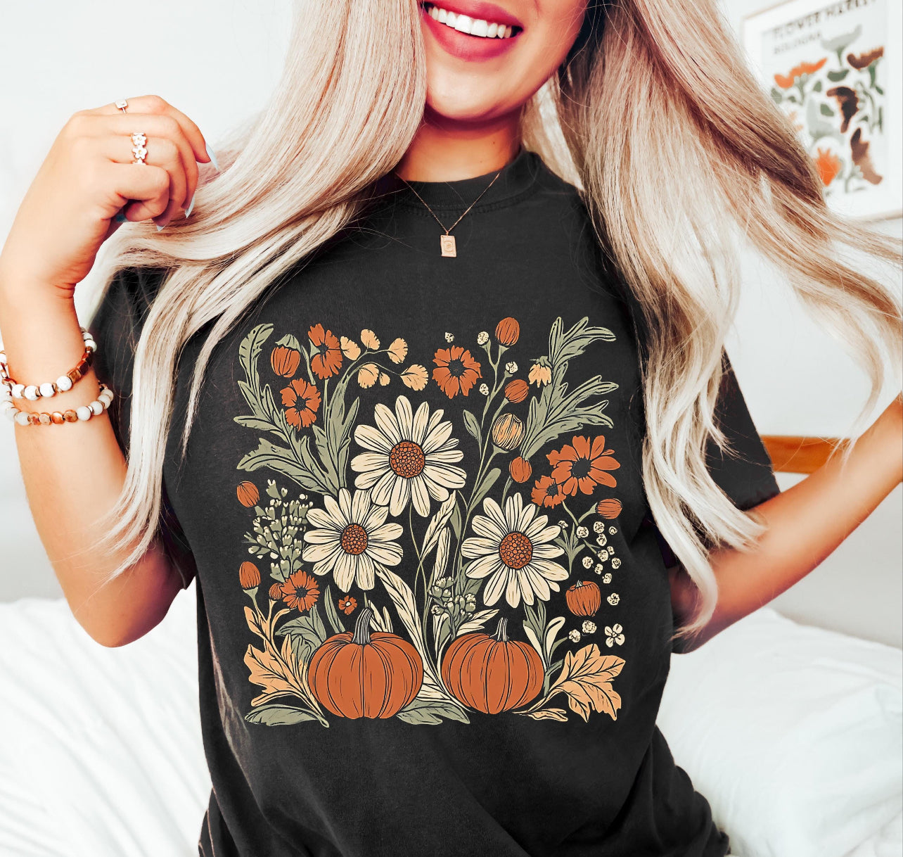 Pumpkins & Wildflowers