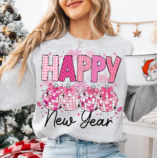 HAPPY NEW YEAR PINK 1203
