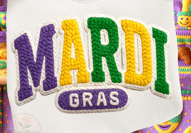Mardi Gras Crochet