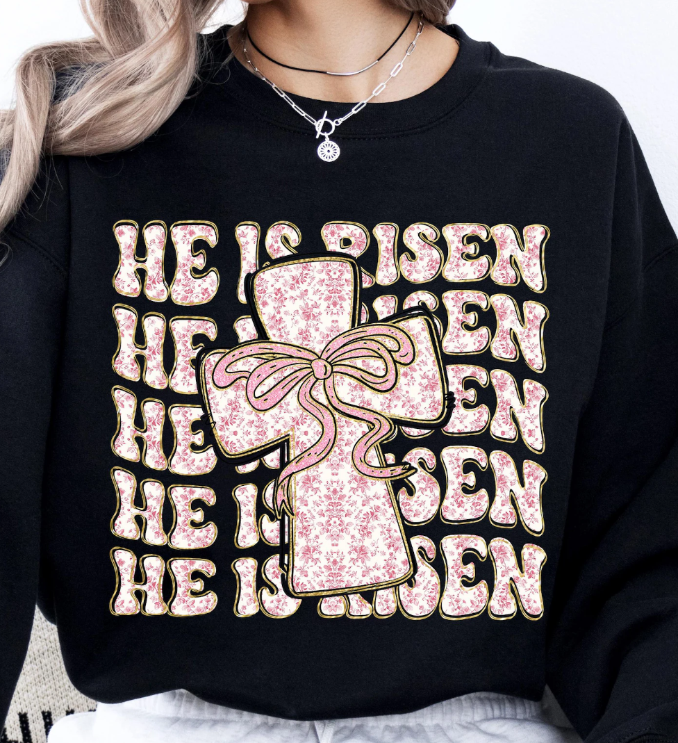 HE IS RISEN CROSS 0218