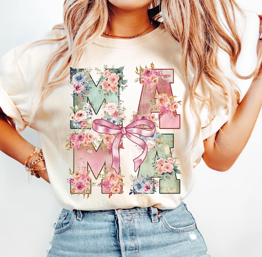 MAMA FLORAL BOW STACK 0304