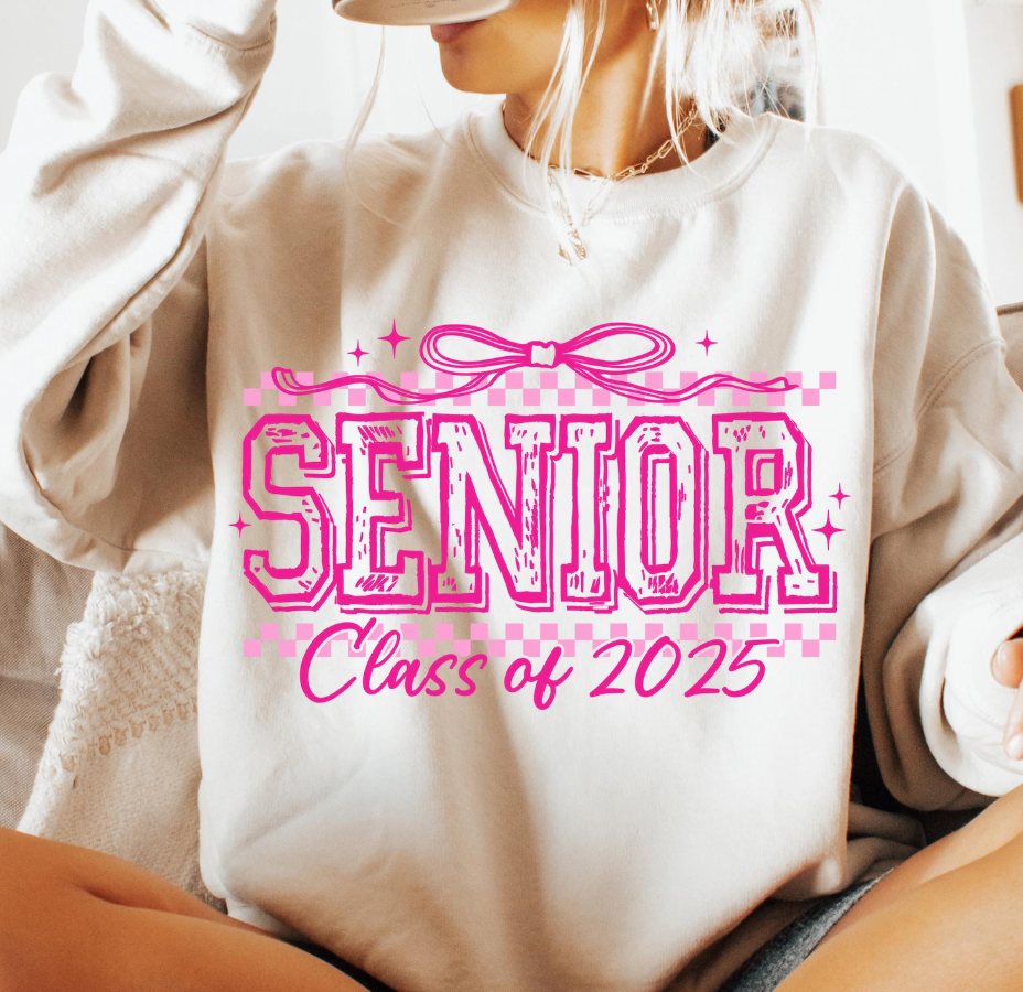 SENIOR PINK BOW 0304