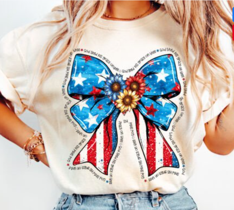 AMERICA PATRIOTIC BOW 0417