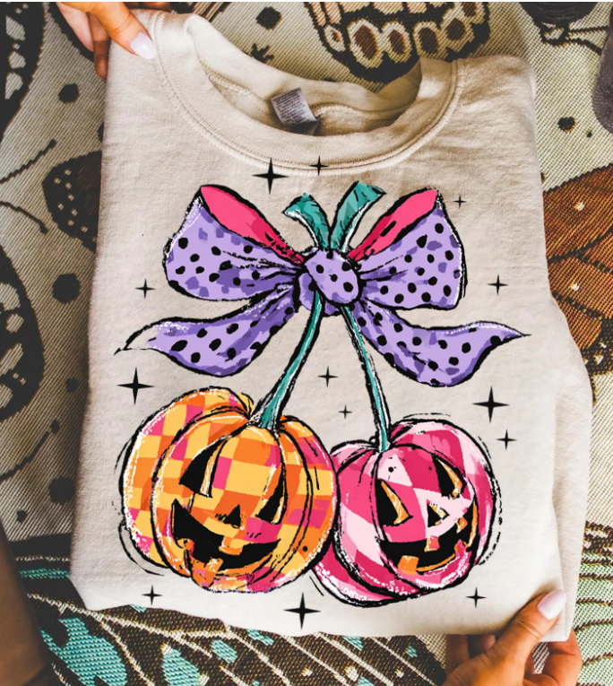 PUMPKIN BOW RETRO 0731