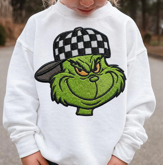 Grinch Checkered Yarn