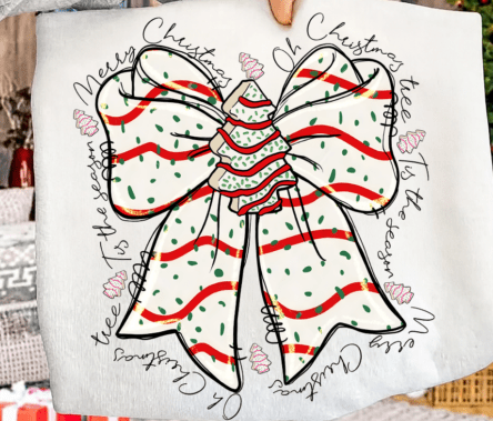 Christmas Cake Bow