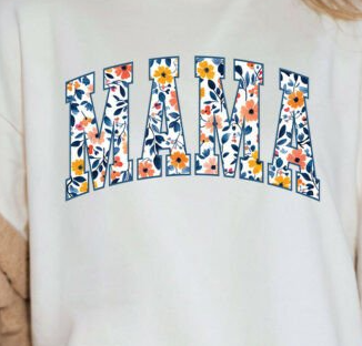 MAMA BLUE FLORAL