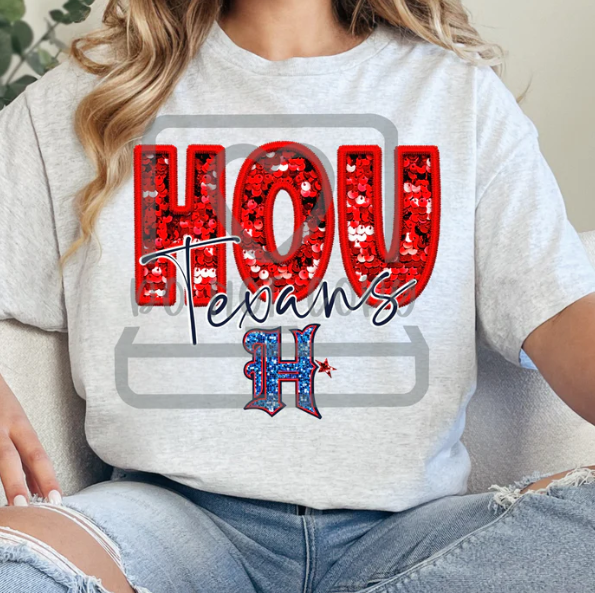 TM HOU TEXANS GLITTER