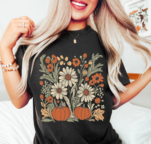Pumpkins & Wildflowers