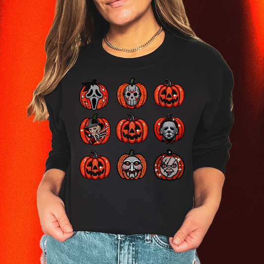 GLITTER PUMPKINS HORROR