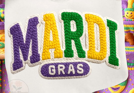 Mardi Gras Crochet