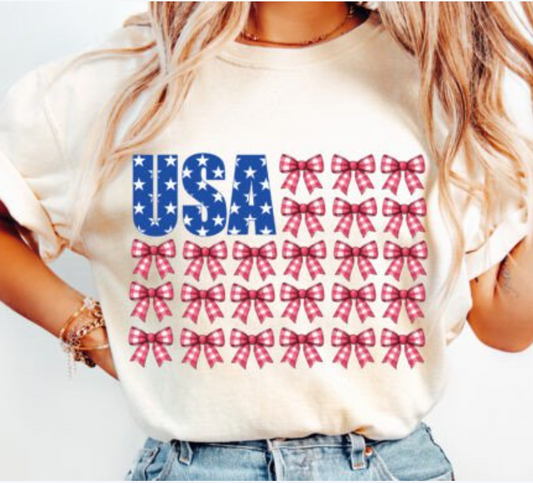USA FLAG BOWS 0417