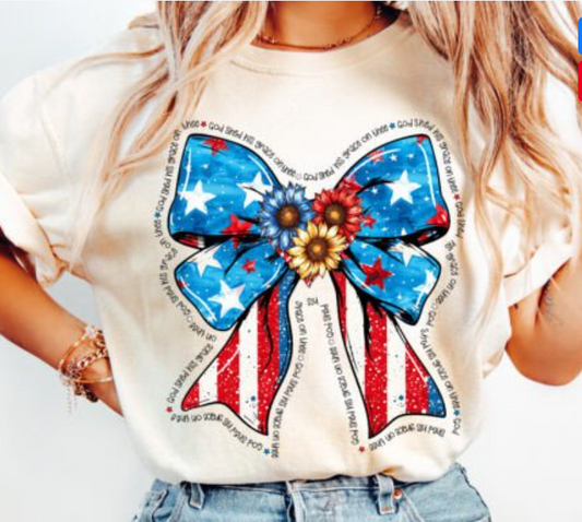 AMERICA PATRIOTIC  BOW 0417