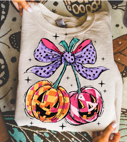 PUMPKIN BOW RETRO 0731