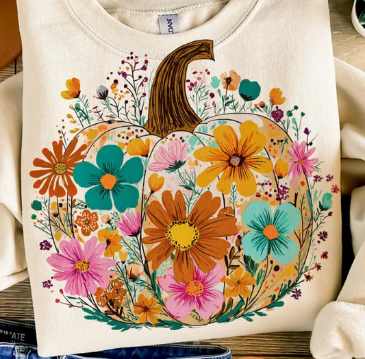 FLORAL PUMPKIN 0828