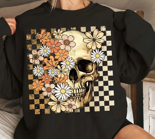 FLORAL SKULL 0828
