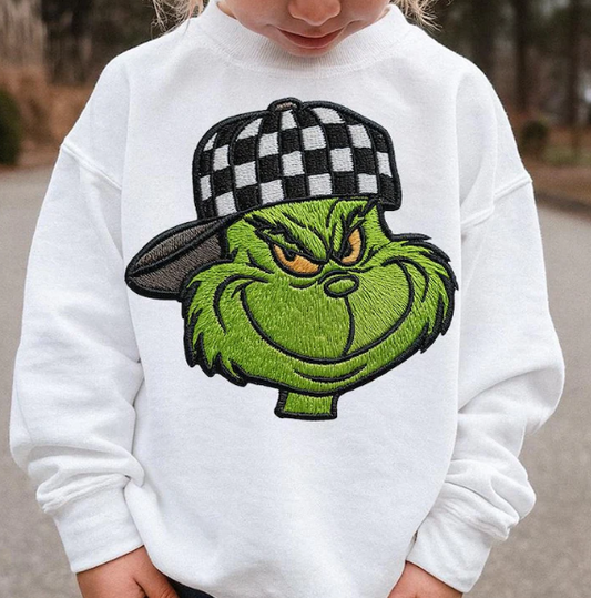Grinch Checkered Yarn