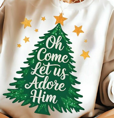 Let Us Adore Him Tree