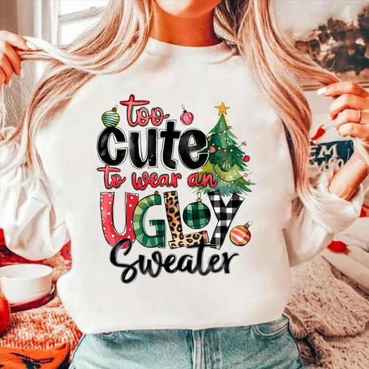TOO CUTE UGLY SWEATER 1210