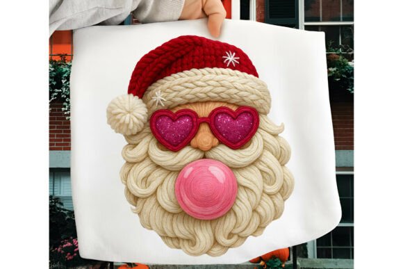 Bubblegum Yarn Santa