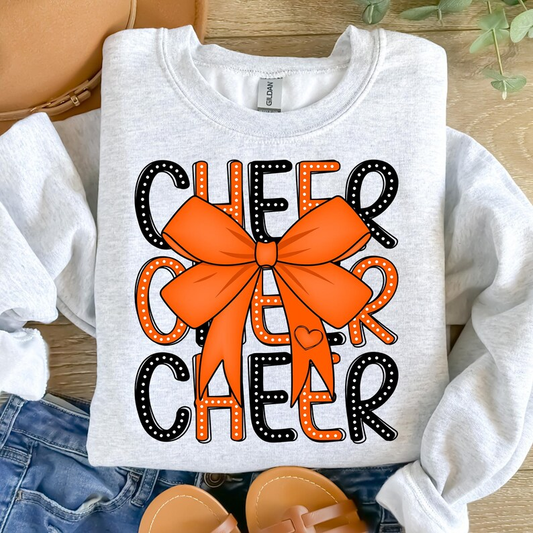 CHEER BOW ORANGE