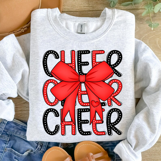 CHEER BOW RED