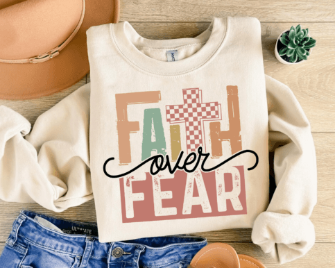 FAITH OVER FEAR TAN 0108